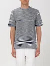 Missoni Man T-shirt Midnight Blue Size Xxl Cotton In Blue