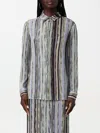 Missoni Shirt With Iconic Multicolored Pattern In Multicolor