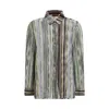 Missoni Shirt With Iconic Multicolored Pattern In Multi