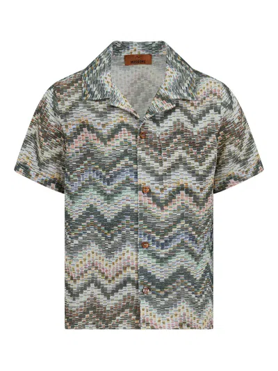 Missoni Kids' Shirt With Print In Multi