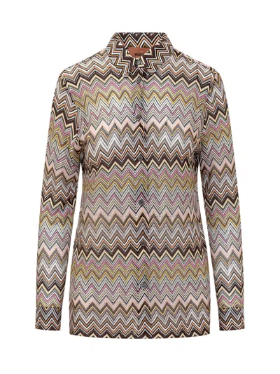 MISSONI SHIRT WITH ZIG ZAG PATTERN