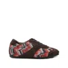 Missoni Lame-trimmed Suede Sneakers
