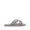 Missoni Zigzag-woven Espadrilles In Black/blue