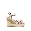 Missoni Woven-platform Espadrilles In Brown