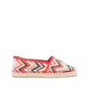 Missoni Slip-on Espadrilles With Zigzag Pattern In Multi