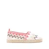 Missoni Zigzag-patterned Espadrilles In White