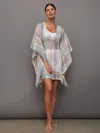 Missoni Beach Cover-up Caftan In Multi W,white Base