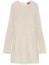 Missoni Short Dress With Long Sleeves And Unique Construction