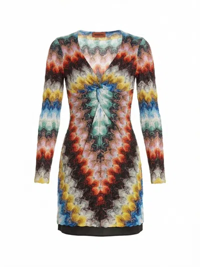 Missoni Short Dress In Multi