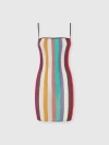 Missoni Gestreiftes Minikleid In Multicoloured