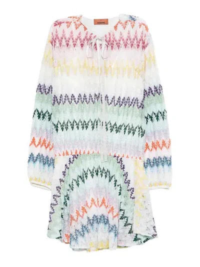 Missoni Short Dress In White