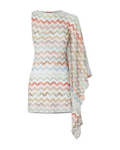 Missoni Short Dress Swim Cover-up In Multicolor