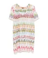 Missoni Kurzes Kleid Mit V-ausschnitt Aus Spitze In White