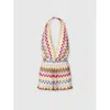 Missoni Zigzag-woven Playsuit In Multicoloured