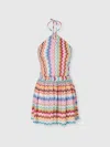 Missoni Women Multicolour Halter Neck Short Jumpsuit, Xs Luxury Jumpsuits & Playsuits For Women Darveys In Multi