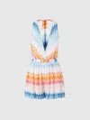 Missoni Zigzag Halterneck Romper In Multicoloured