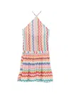Missoni Women Multicolour Halter Neck Short Jumpsuit, Xs Luxury Jumpsuits & Playsuits For Women Darveys In Multi
