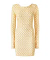 Missoni Scalloped Metallic Crochet-knit Mini Dress