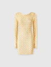 Missoni Scalloped Metallic Crochet-knit Mini Dress