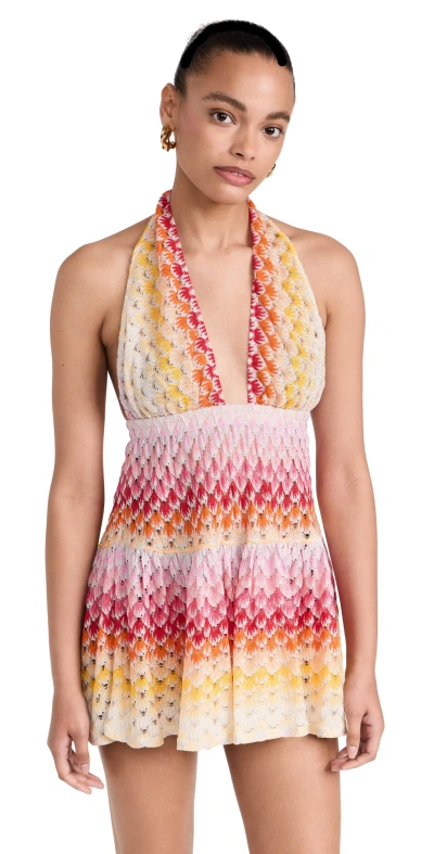 Missoni Short Metallic Cover Up Degrade' Red Shades