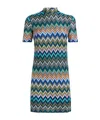 Missoni Zigzag-pattern Mini Dress In Multicolor