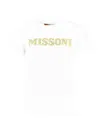 Missoni Short-sleeve Logo T-shirt In White