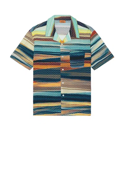Missoni Short Sleeve Shirt In Multicolor