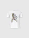 Missoni Short Sleeve T-shirt With Print And Logo In White