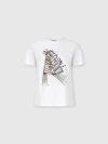 Missoni Short Sleeve T-shirt With Print And Logo In White