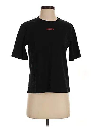 Pre-owned Missoni Short Sleeve T-shirt In Black