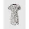 Missoni Wrap Mini Dress In Multicoloured