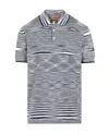 Missoni Short-sleeved Polo Shirt In Gray