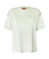 Missoni Sequined Short-sleeved Sweater In White