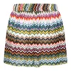 Missoni Multicolor High-waisted Shorts In Multi