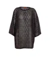Missoni Kaftano Viscose Blades Cover-up In Brown