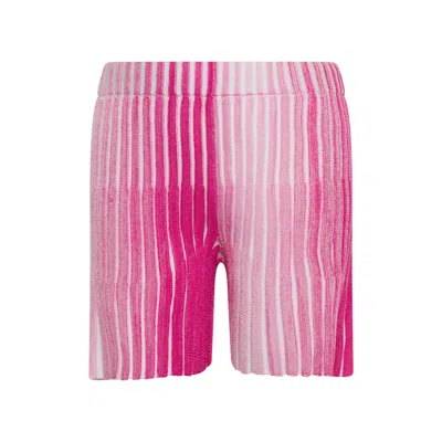 Missoni Kids' Shorts In Maglia In Pink