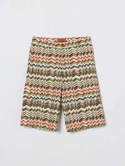 Missoni Shorts  Kids Color Multicolor In Brown