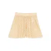 Missoni Lurex Detailed Shorts In Neutral