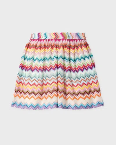 Missoni Shorts Viscose Lamé In Multi