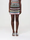 Missoni Textured Zigzag Shorts Elastic Waistband In Multi