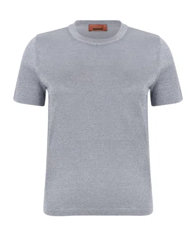 Missoni Short-sleeved T-shirt In Gold
