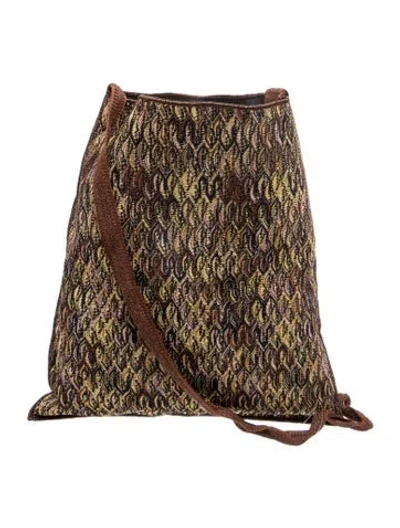 Pre-owned Missoni Shoulder Bag In Brown