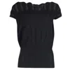 Missoni Shoulder Cut-out Top In Black Cotton In Black
