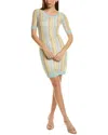 Missoni Silk-blend Mini Dress In White