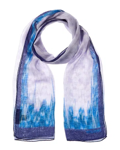 Missoni Silk-blend Scarf In Blue