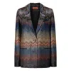 Missoni Chevron-pattern Blazer In Multi