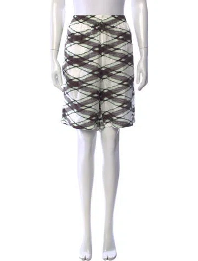 Pre-owned Missoni Silk Knee-length Shorts In Multicolor