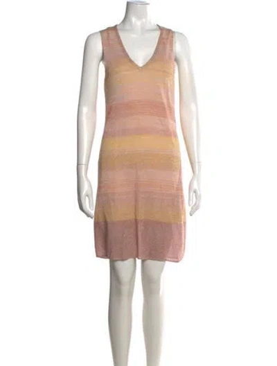 Pre-owned Missoni Silk Mini Dress