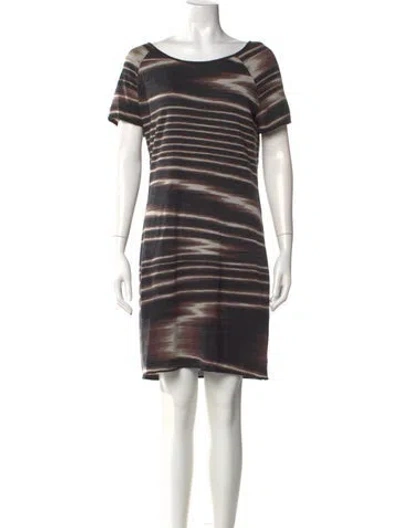 Pre-owned Missoni Silk Mini Dress In Black