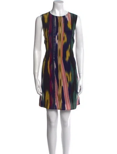 Pre-owned Missoni Silk Mini Dress In Black